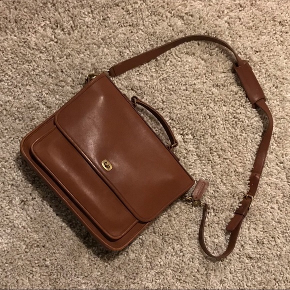 Coach Other - VINTAGE COACH LEATHER BRIEFCASE BRITISH TAN  #5181
